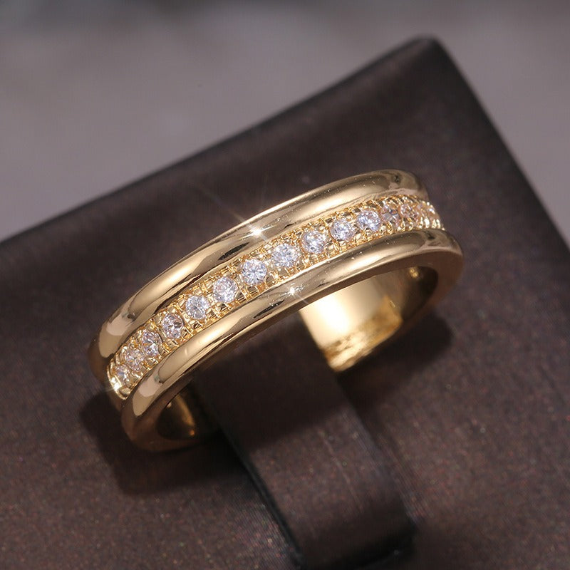 Lyssa – Anillo Elegante de Doble Circonio