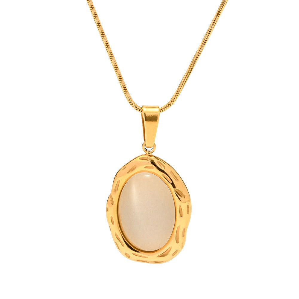 Filomina – Collar Piedra Preciosa Ópalo Dorado