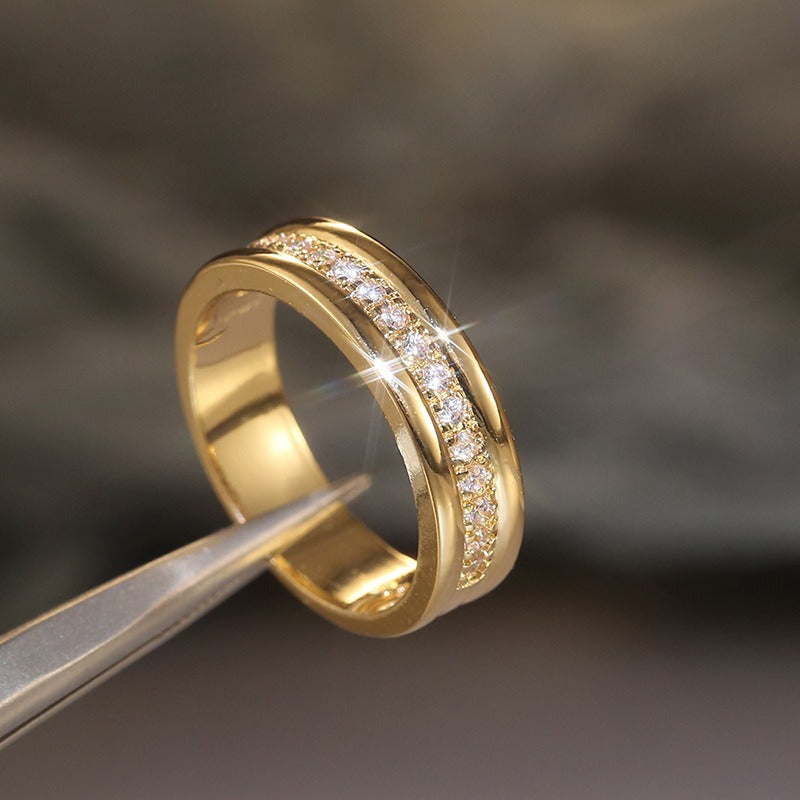 Lyssa – Anillo Elegante de Doble Circonio