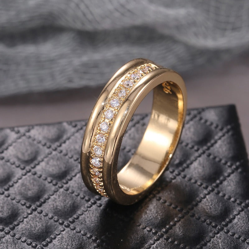 Lyssa – Anillo Elegante de Doble Circonio