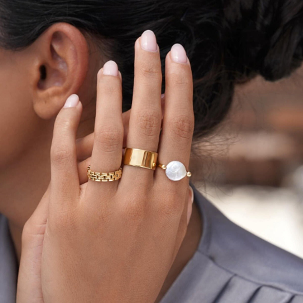 Sabby – Anillo Reversible Perla Barroca