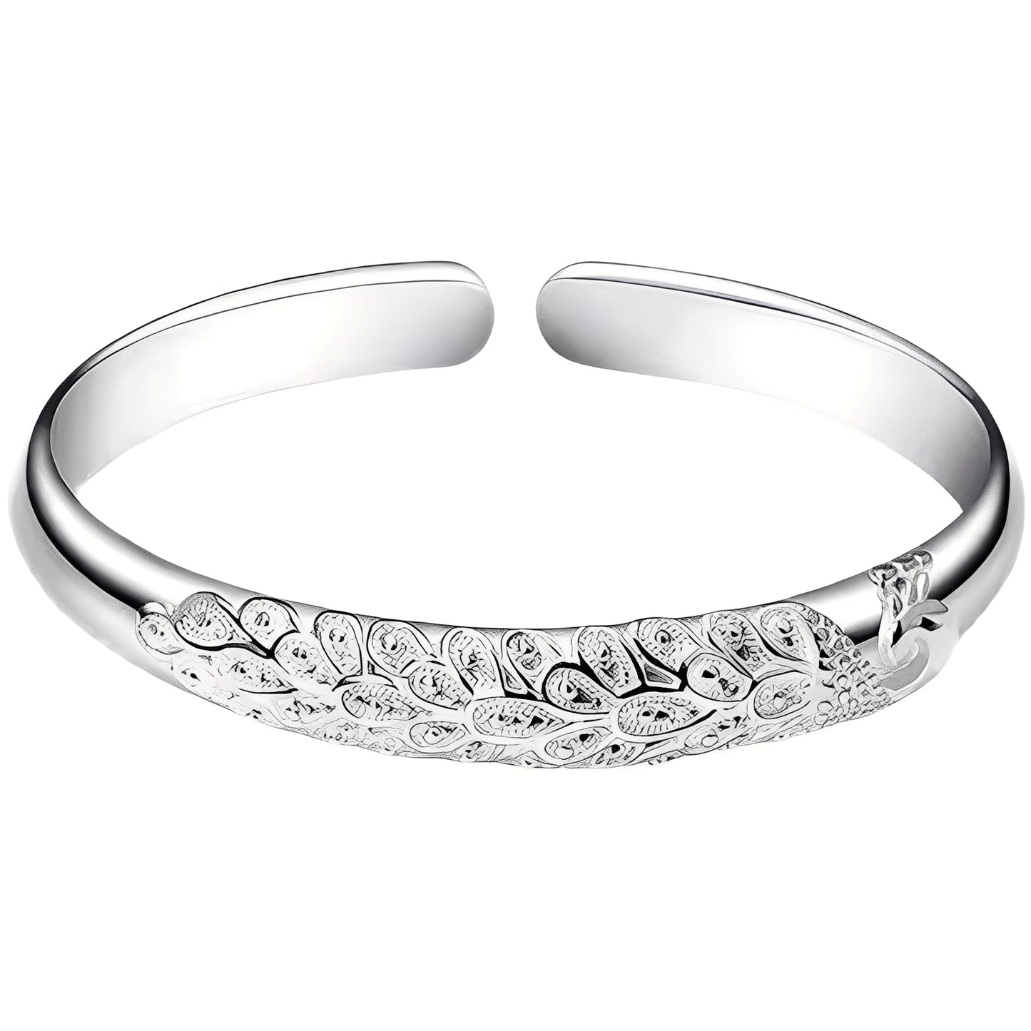 Elina – Brazalete Ajustable de Sueño en Plata