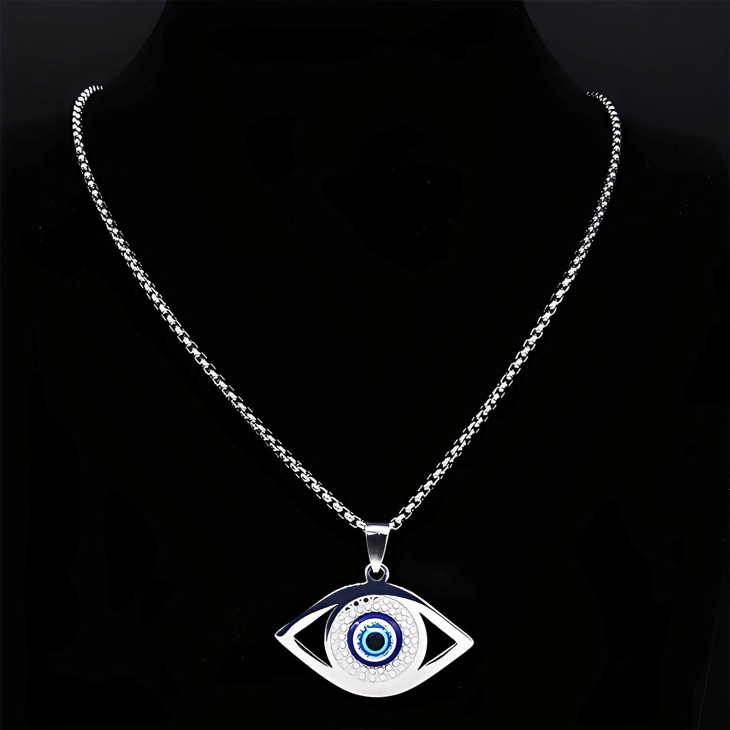 Kyra – Collar Protector Ojo Azul