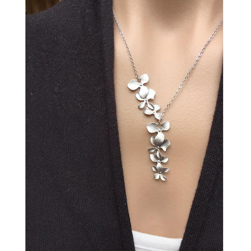 Aurore – Collar Vintage Flor en Plata
