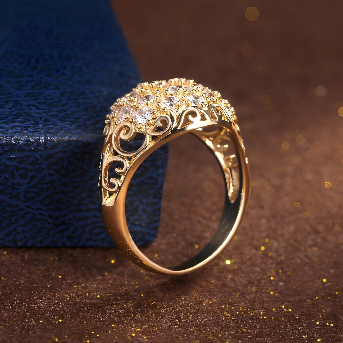 Zendy – Bague de Oro y Diamante Vintage