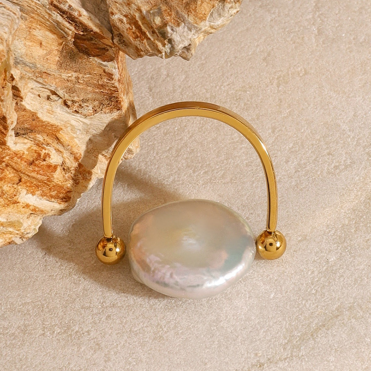 Sabby – Anillo Reversible Perla Barroca