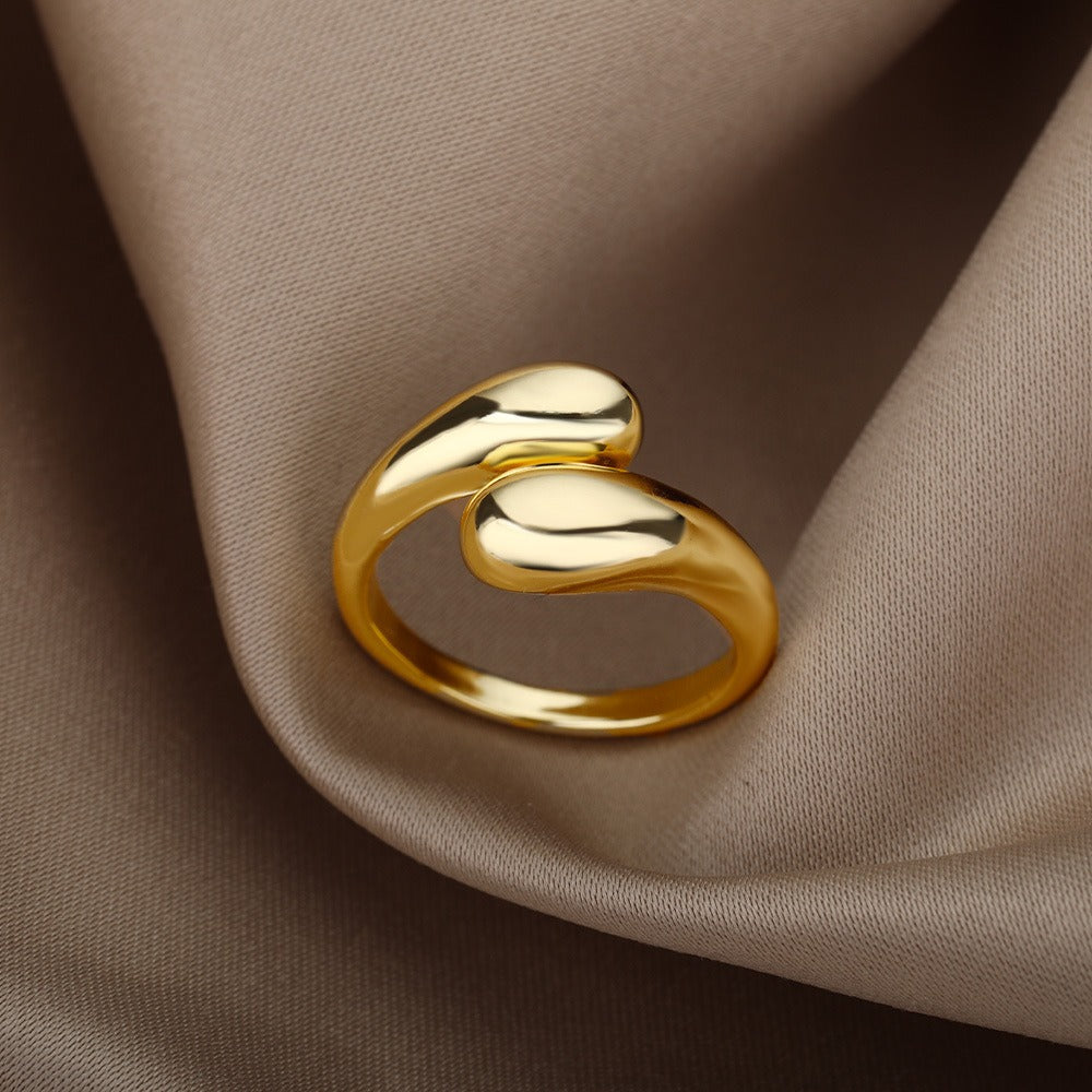 Nalia – Anillo Ajustable en Oro Elegante