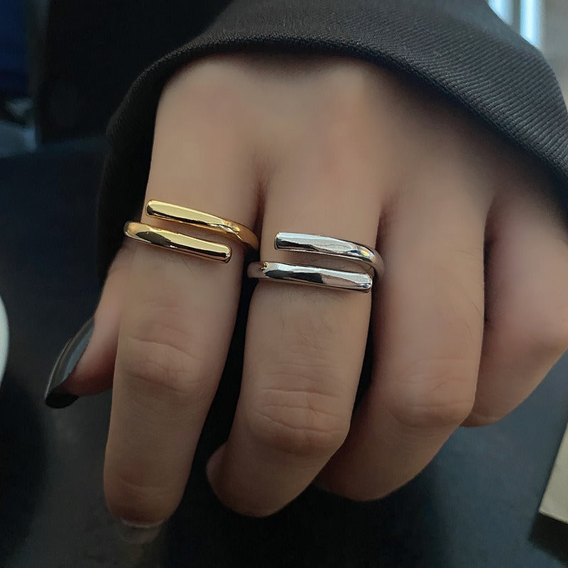 Cecilia – Anillo Grande Brillante e Irregular