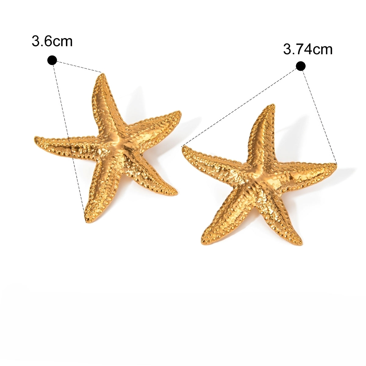 Starla – Pendientes Estrella de Mar Elegantes