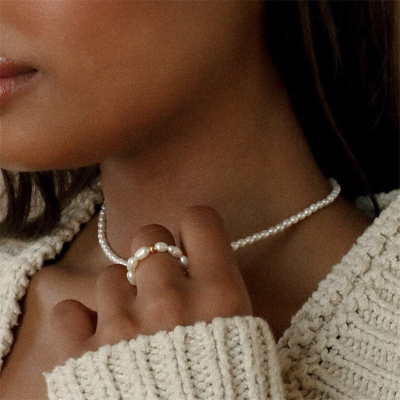 Fenna – Anillo Anti-Estrés con Perla