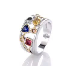 Dalia – Anillo Bohemio con Circonitas Brillantes