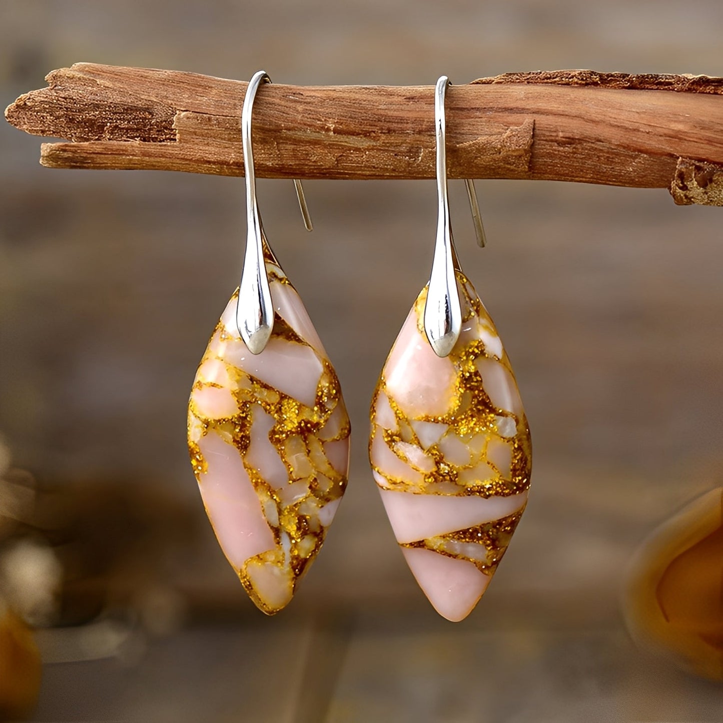 Lucie – Pendientes de Piedra Natural