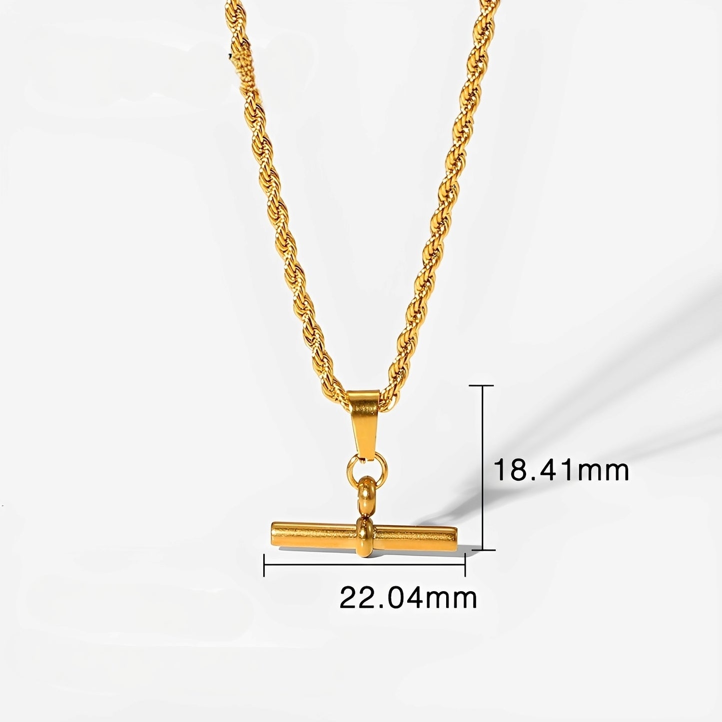Katriona – Collar T-Bar con Brillo Elegante y Estilo Chic