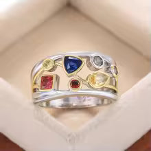 Dalia – Anillo Bohemio con Circonitas Brillantes
