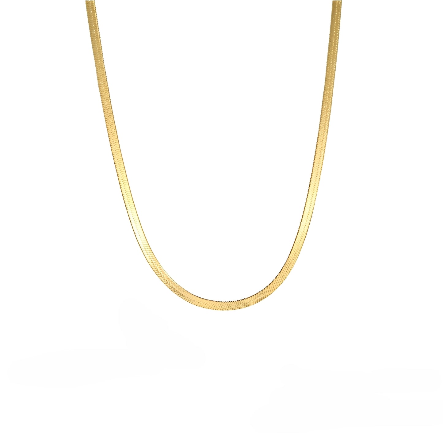 Selene – Collar Choker de Cadena Serpiente Elegante