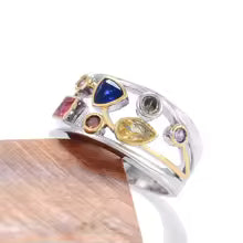 Dalia – Anillo Bohemio con Circonitas Brillantes