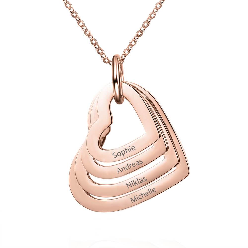 Amelya – Collar Corazón Personalizado Elegante