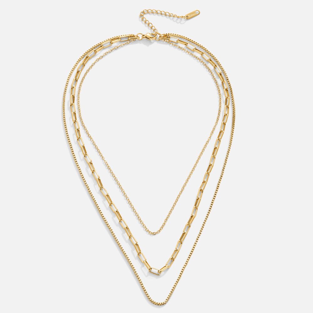 Miela – Collar de Cadenas Superpuestas