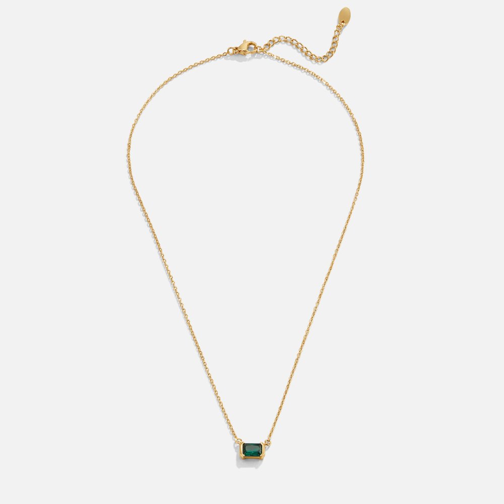 Moni – Collar Esmeralda Verde