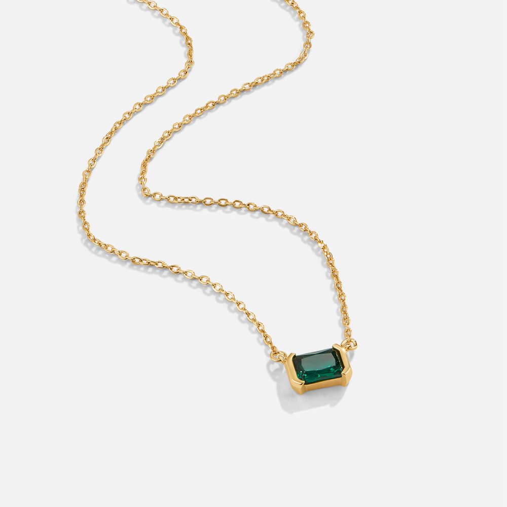 Moni – Collar Esmeralda Verde