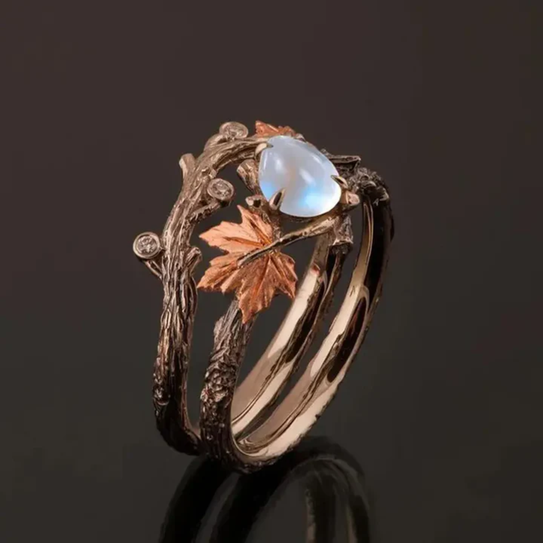 Luna – Anillo Natural en Piedra de Luna