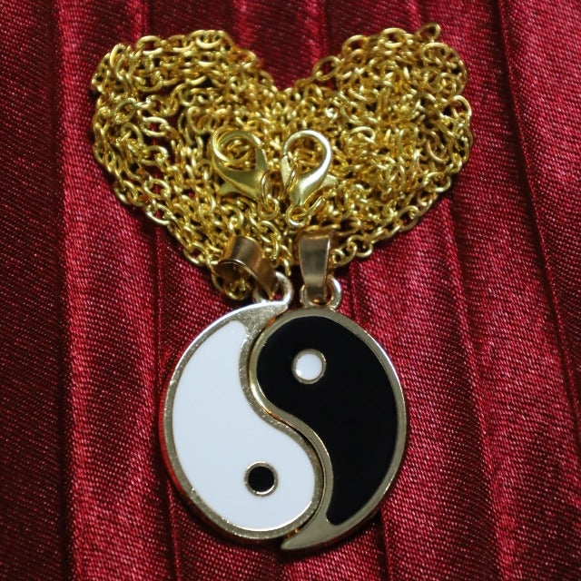Tao – Collar Yin Yang Separable para Pareja o Amigos