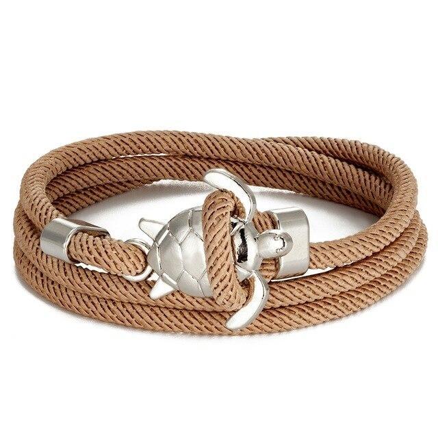 Miley – Pulsera Tortuga Hecho a Mano en Cordón