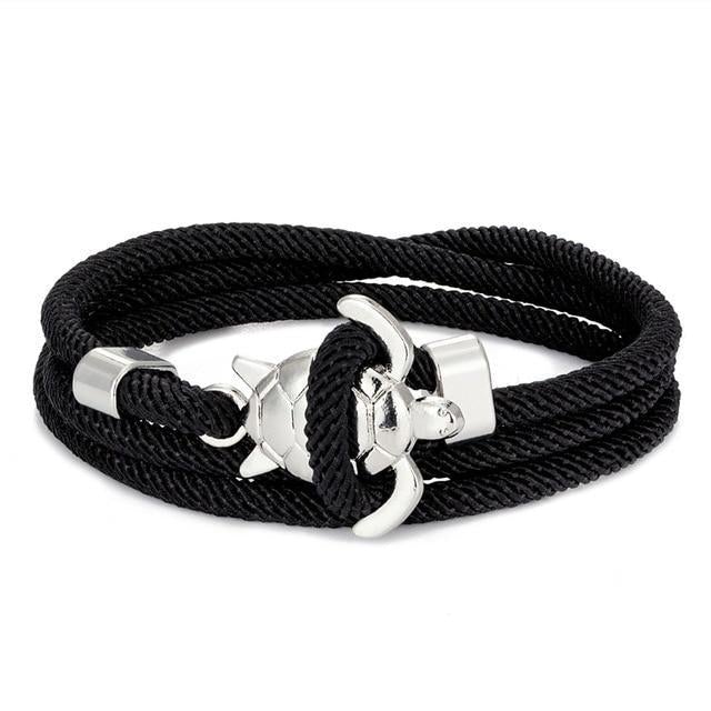 Miley – Pulsera Tortuga Hecho a Mano en Cordón
