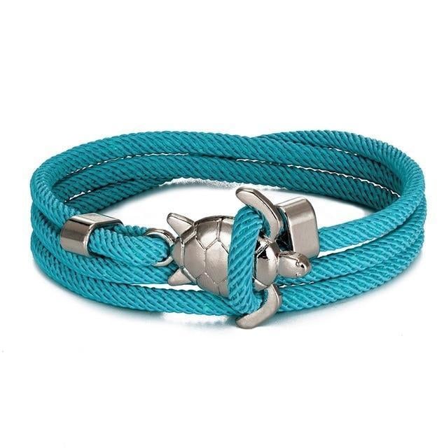 Miley – Pulsera Tortuga Hecho a Mano en Cordón
