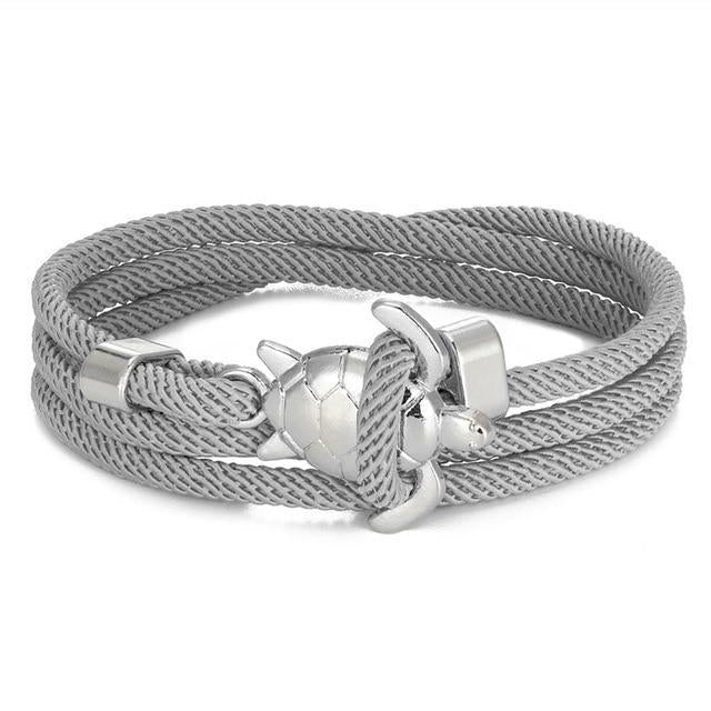 Miley – Pulsera Tortuga Hecho a Mano en Cordón