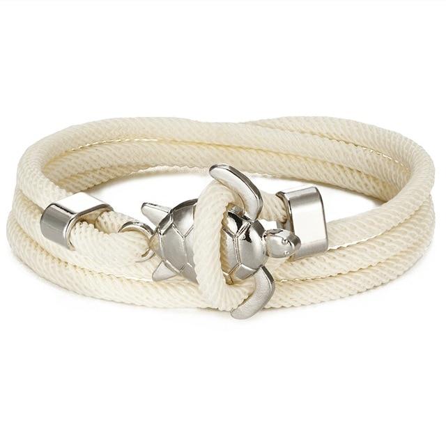 Miley – Pulsera Tortuga Hecho a Mano en Cordón