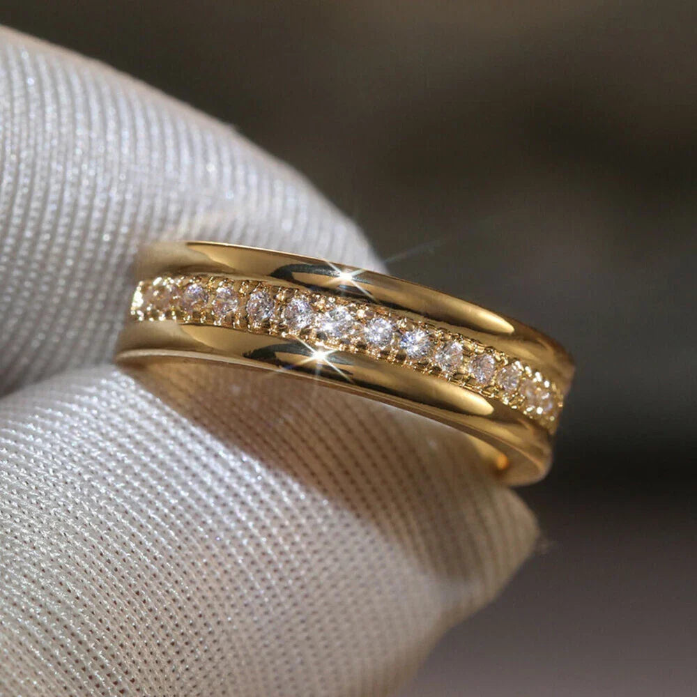 Lyssa – Anillo Elegante de Doble Circonio