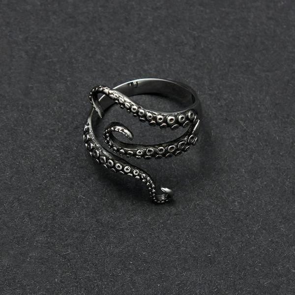 Thalassa – Anillo Tentáculo de Pulpo Ajustable