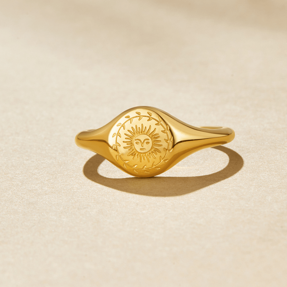 Solenne – Anillo Solsticio Dorado