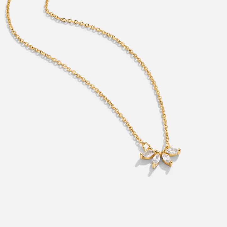 Tiffany – Collar Colgante Hoja en Cristal