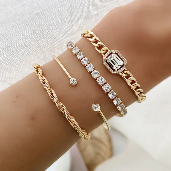 Sophie – Conjunto de Pulseras Contemporáneas