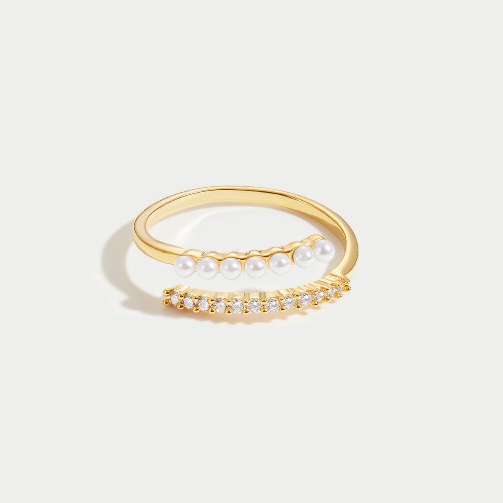 Nerie – Collar Cadena Dorado con Perlas