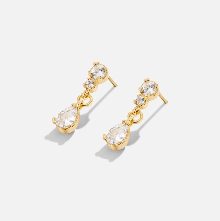Yarina – Pendientes de cristal en forma de gota