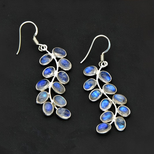 Charly – Pendientes Elegantes con Piedra Luna