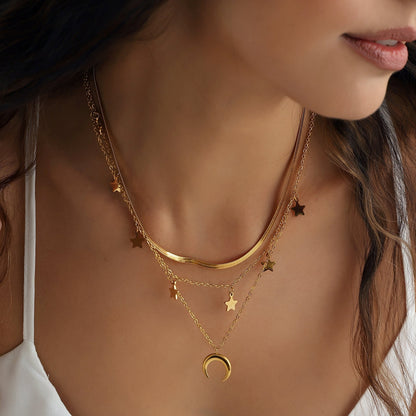 Naomi – Collar Triple Capa Elegante