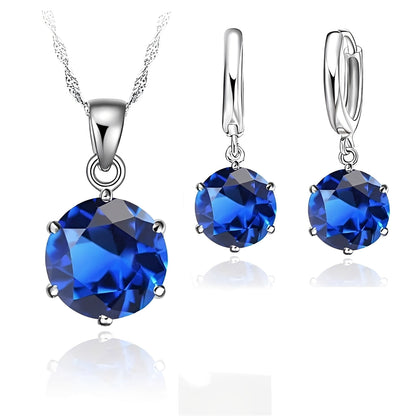 Sylvaine – Conjunto Elegante en Cristal