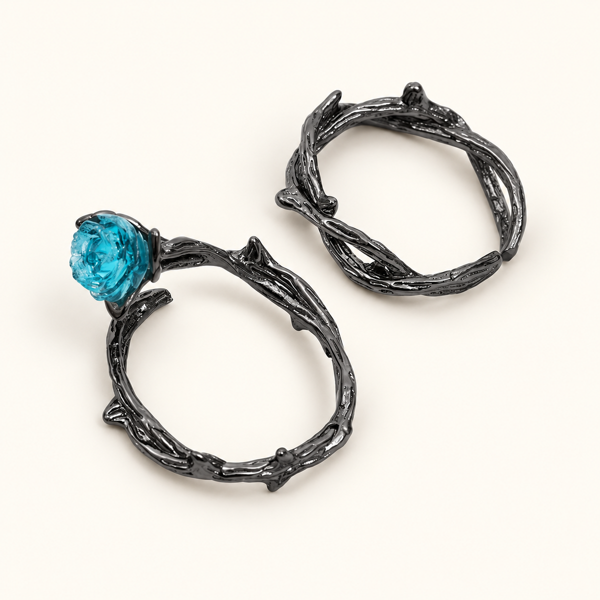 Dama Anillo Ajustable de Espinas con Diseño Abierto