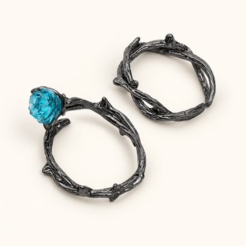 Dama Anillo Ajustable de Espinas con Diseño Abierto
