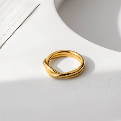 Amaya – Bague Doble Anillo Elegante