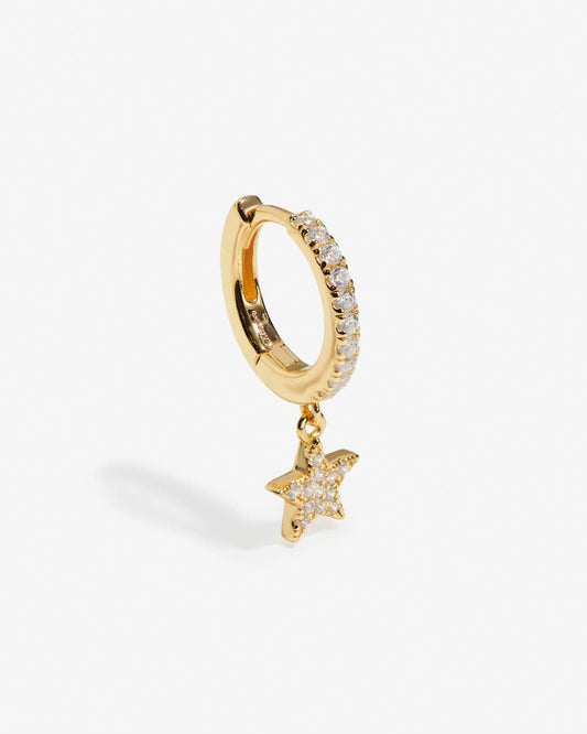 Janice - Aros de Diamantes en Pavé Estrella