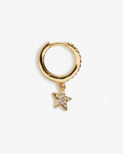 Janice - Aros de Diamantes en Pavé Estrella