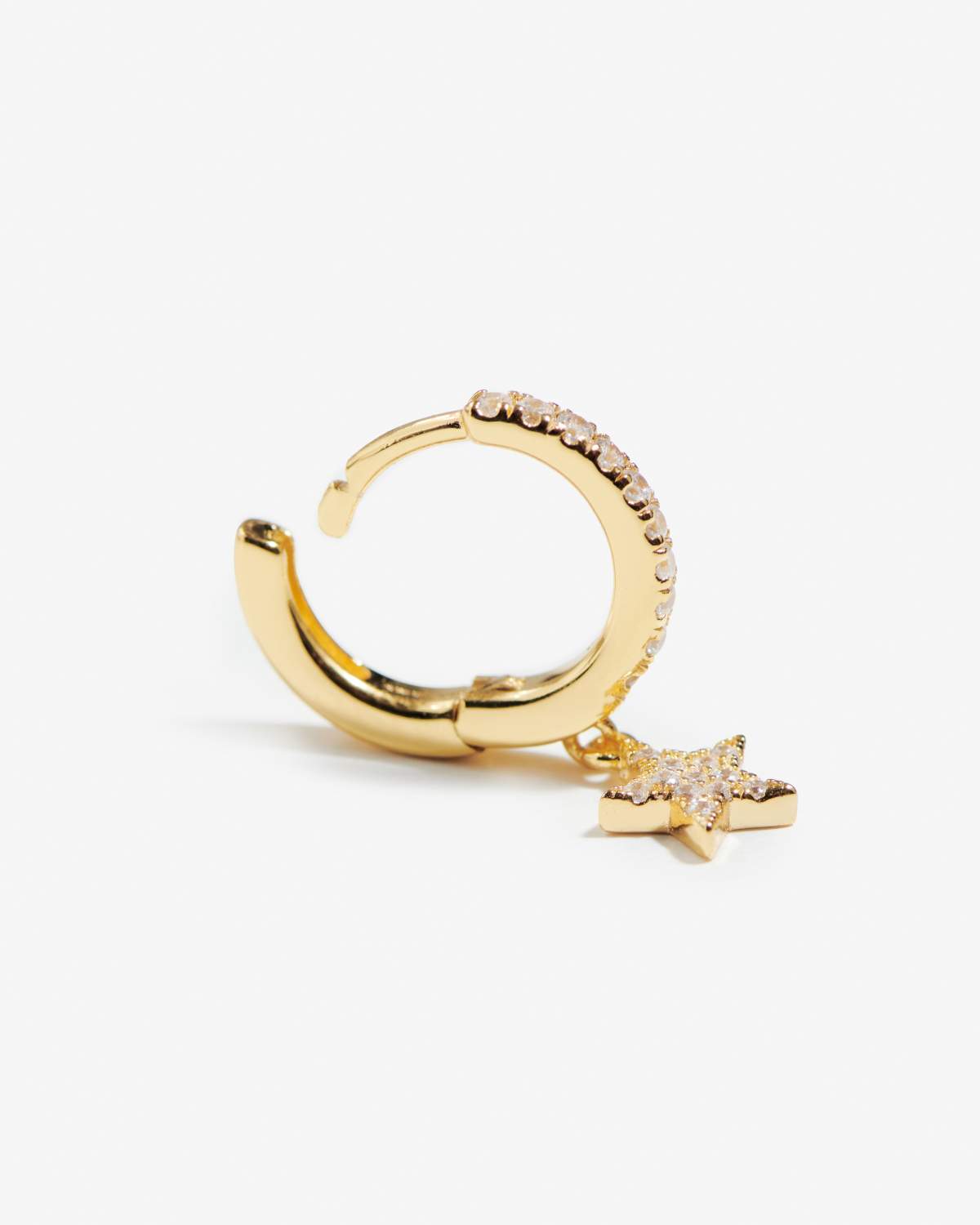Janice - Aros de Diamantes en Pavé Estrella