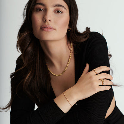 Cally - Pulsera de cadena de serpiente