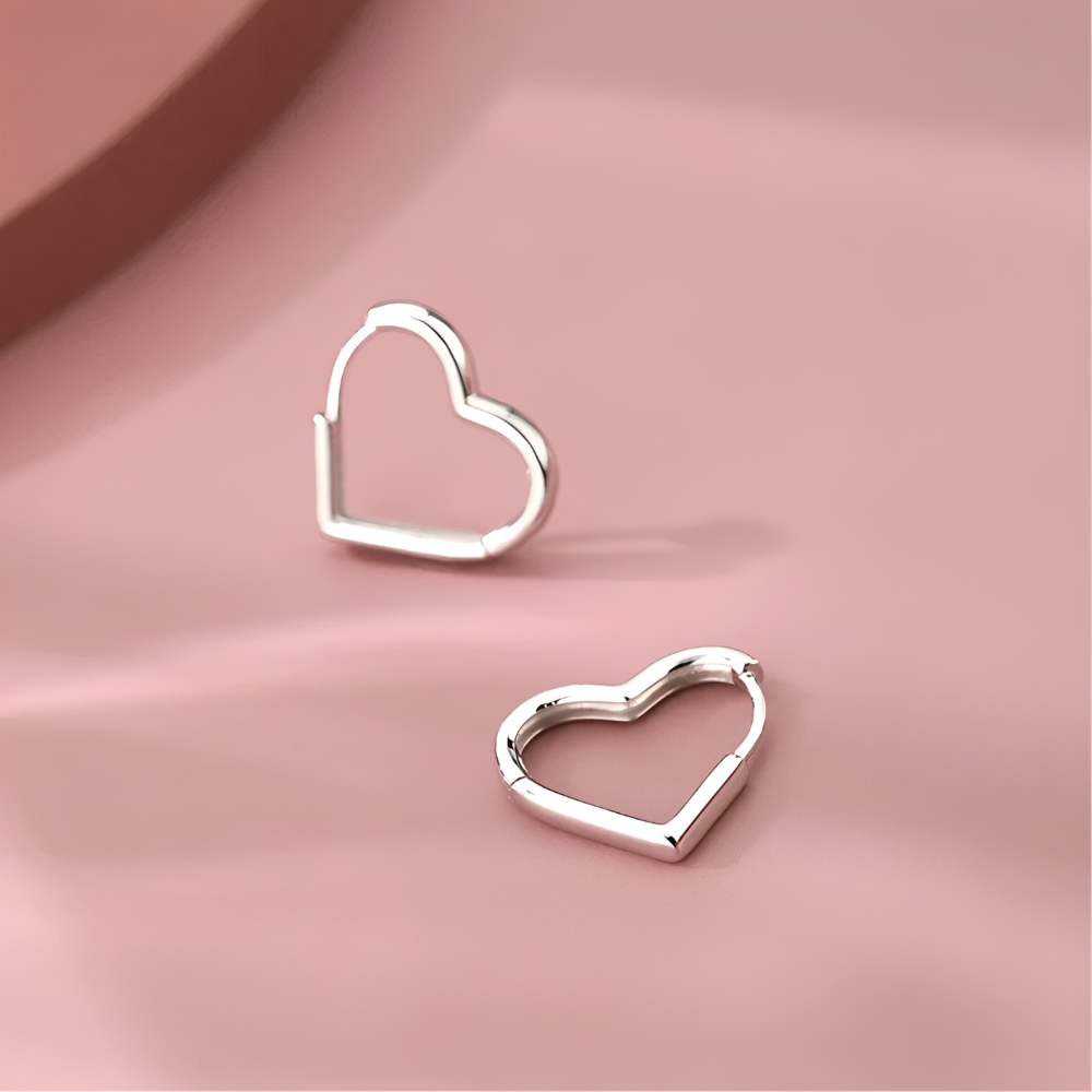 Damas Aros Corazón - Par