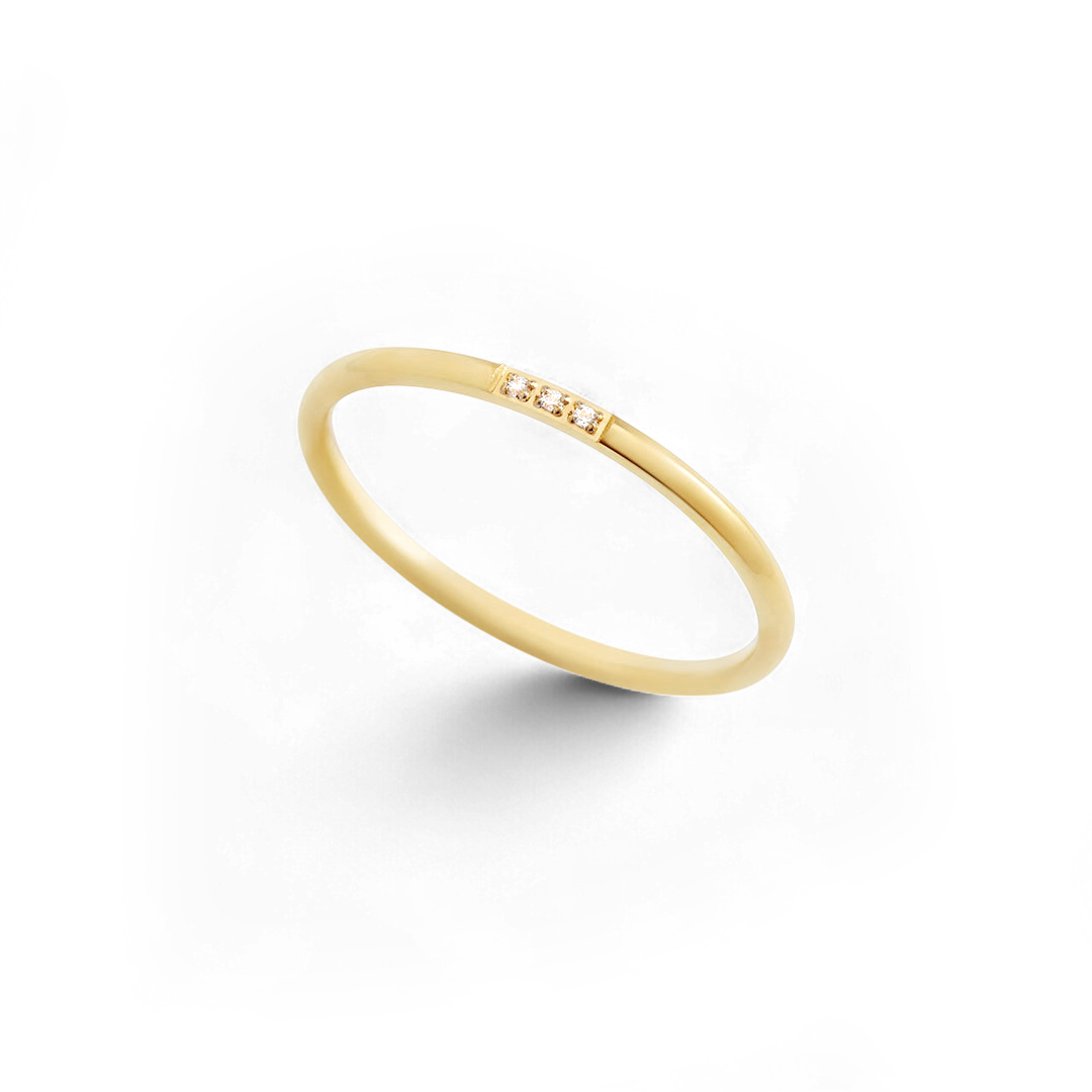 Dalia – Anillo de Diamantes Delicados